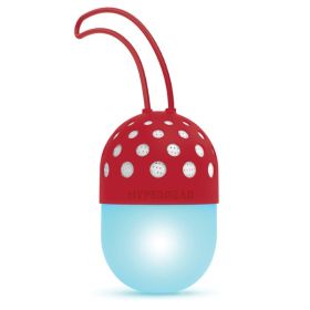 GO-GLO LED WRLS SPKR RED