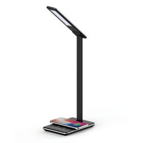 LED DESK LMP QI CHRG BLK