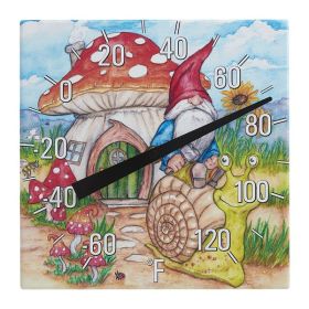 8X8IN GNOME GARDEN THERM