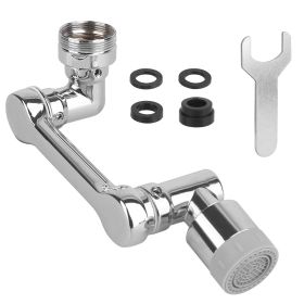 Universal Faucet Extender Tap Aerator 1080Â°Rotatable Spray Head Extension Part 2 Water Modes Splash-proof Bathroom Sink Sprayer Attachment