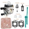 Carburetor Compatible with STIHL FS38 FS45C FS45L FS46 FS46C FS55 FS55C FS55RC FS55T KM55 KM55C KM55R KM55RC