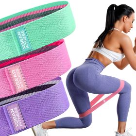Womens Butt and Hip Exercise Bands Set of 3 (Color: Black|White)